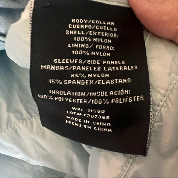 Kyodan Athletic Running Zip Up Jacket Light Blue Women’s Size XL - Picture 7 of 7